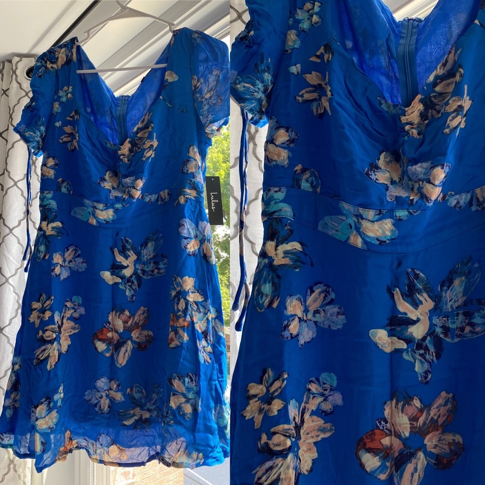 Lulu’s  brand blue short dress.
